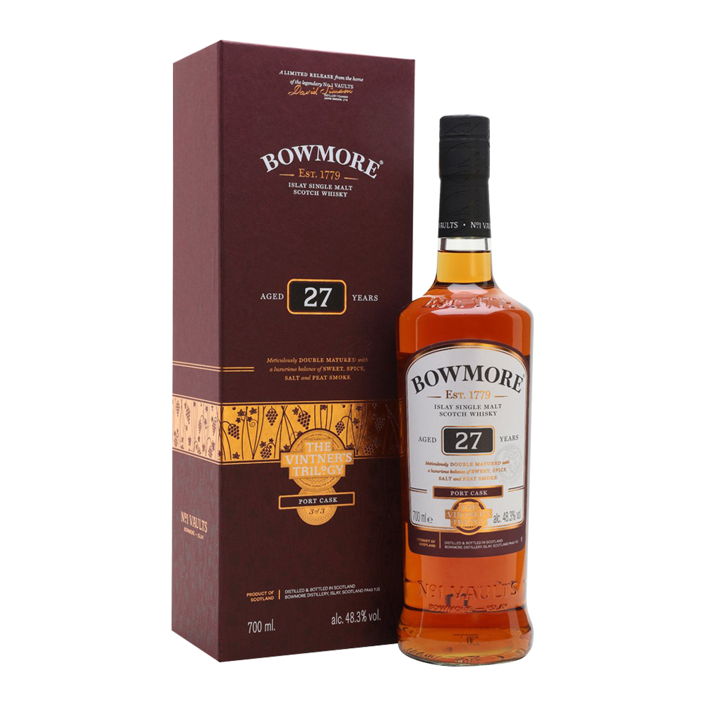 Bowmore 27 Year Old Vintner’s Trilogy Port Pipes