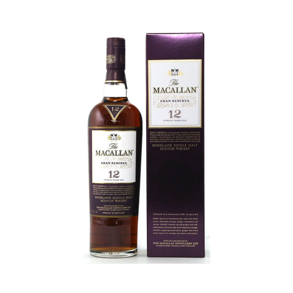 Macallan 12 Year Old Gran Reserva Whisky Foundation
