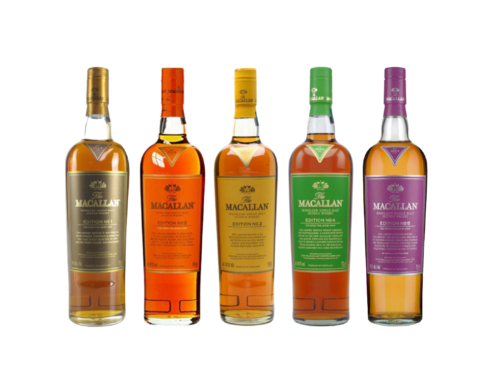 Macallan Edition Series Numbers 1 5 Whisky Foundation