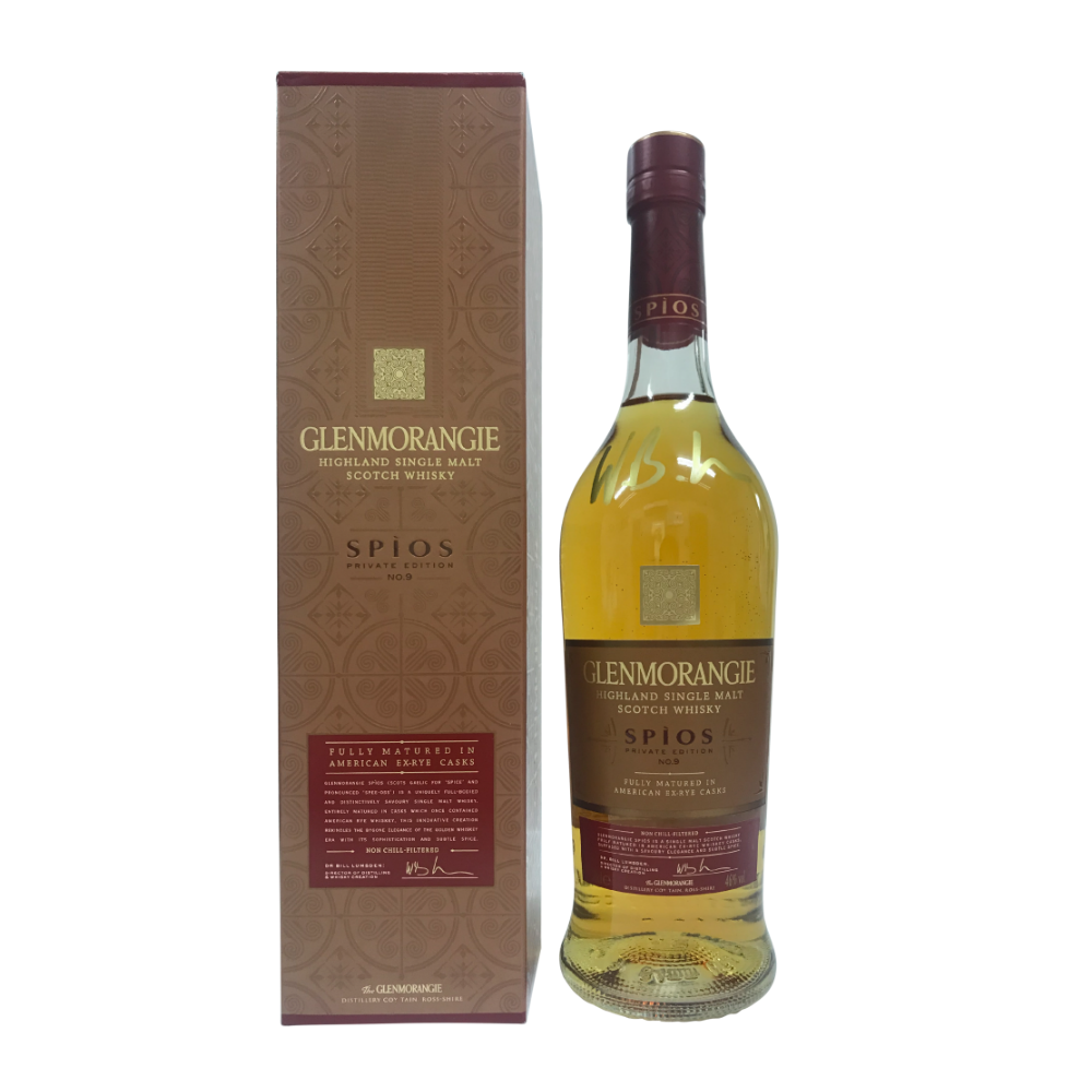 Glenmorangie Highland Single Malt Scotch Whisky Spios Private