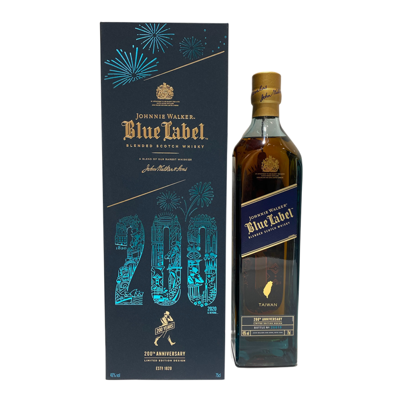 Johnnie Walker Blue Label Limited Edition 200th Anniversary Whisky