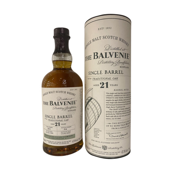 Balvenie 21 Year Old Single Barrel – Traditional Oak (Random Cask No.)